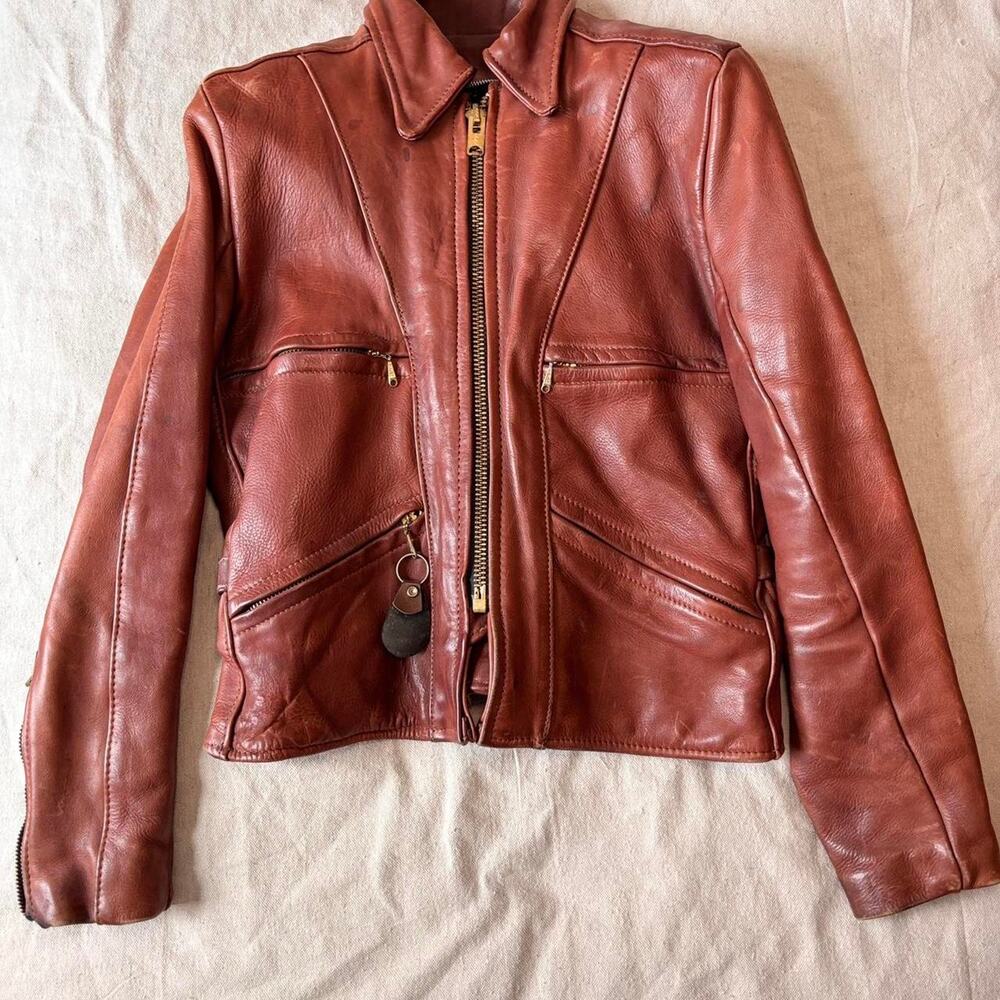 Vintage Vanson Motorcycle Jacket